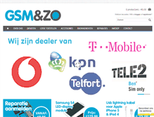 Tablet Screenshot of gsmenzo.nl